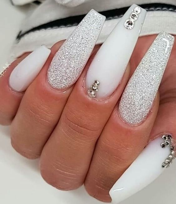 40 Unhas Decoradas Branca para Ano Novo ...
