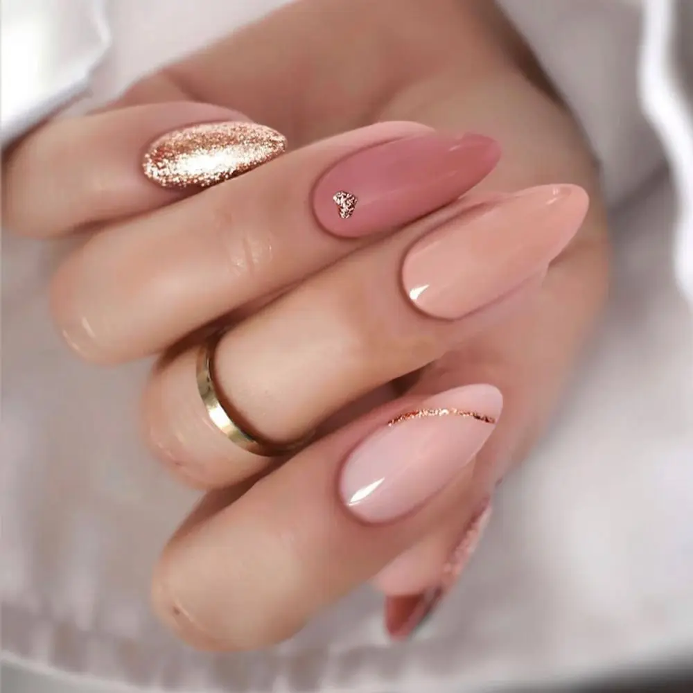 Capa completa destacável Almond Unhas ...