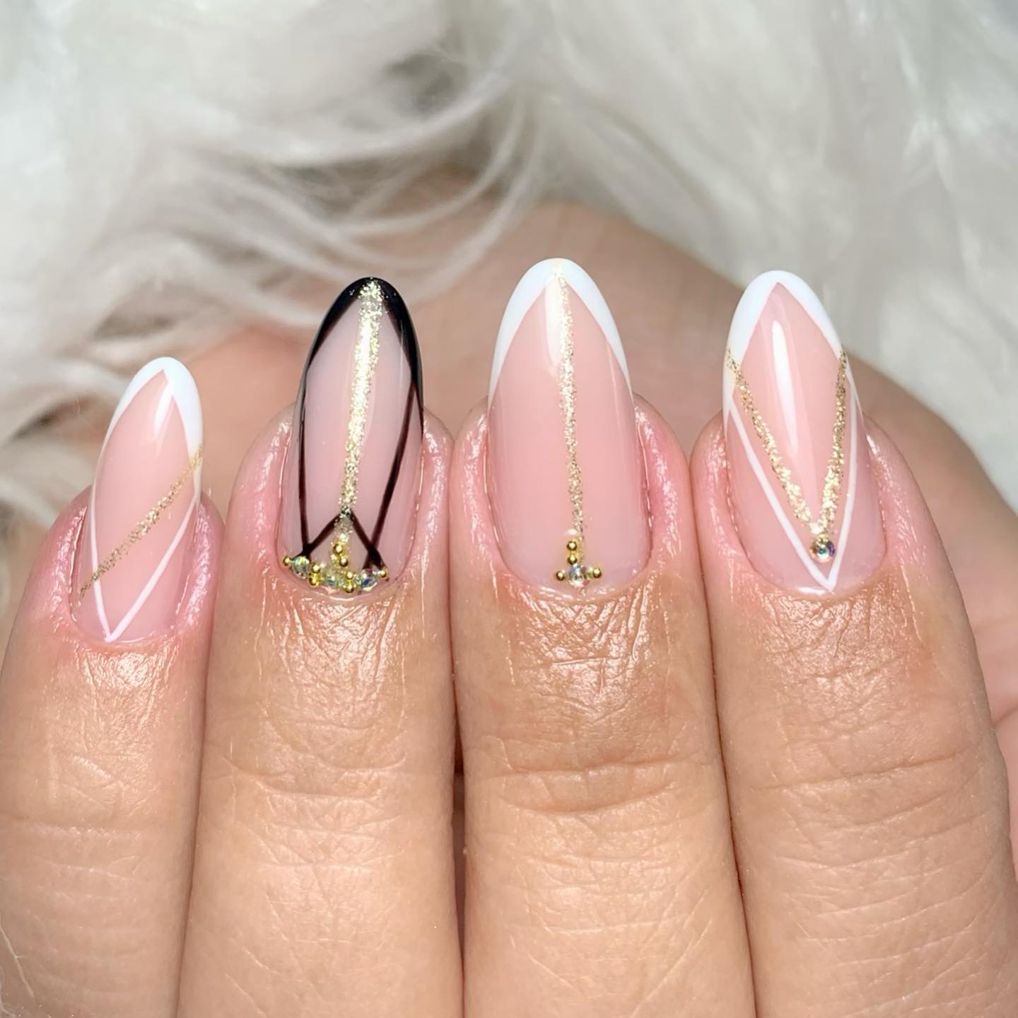 Unha em Gel Decorada com Desenho ...