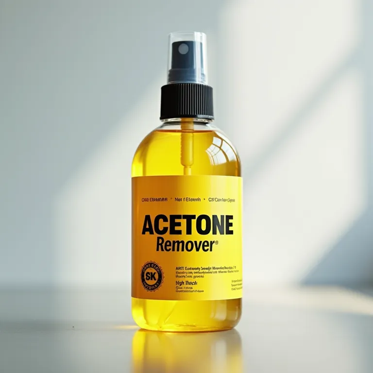 Acetona removedora de esmalte ideal para unhas.