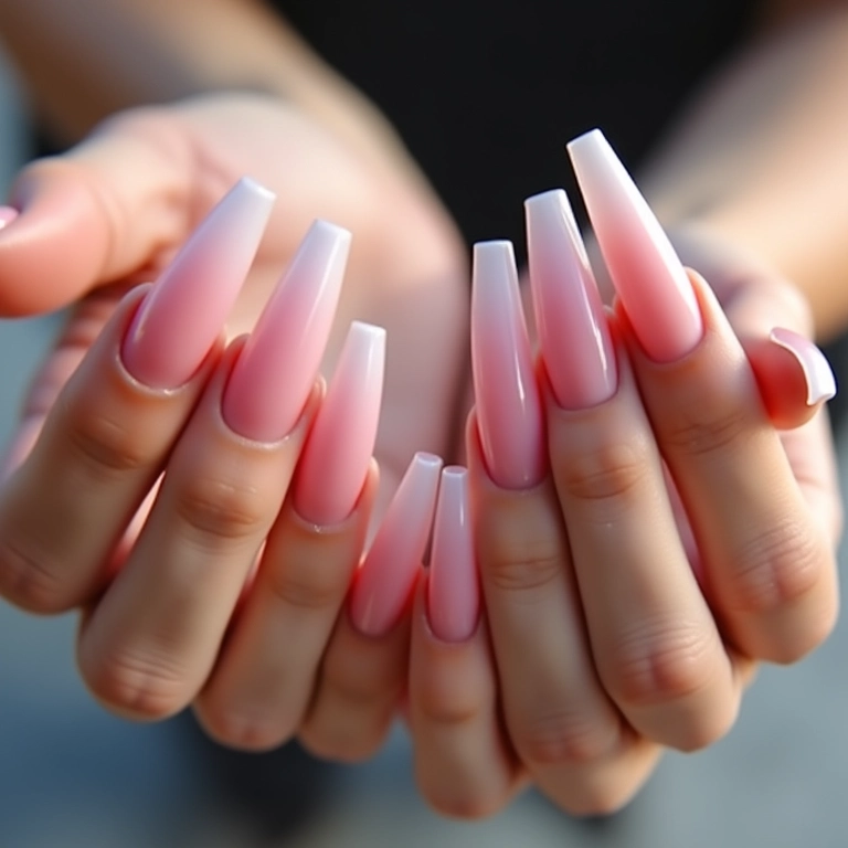 Adaptação de fibra de vidro a diferentes comprimentos de unhas.