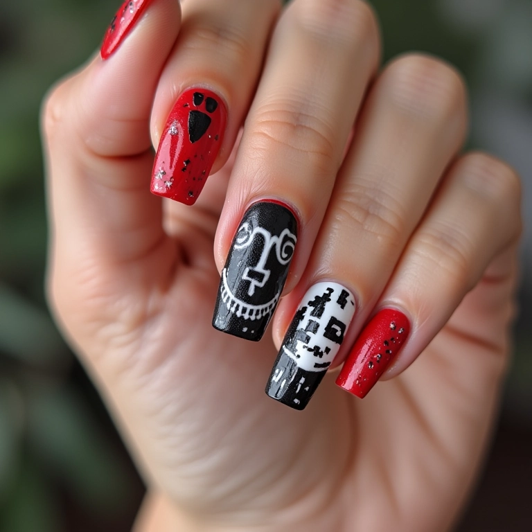 Adesivos e películas temáticas, praticidade e estilo na nail art brasileira.