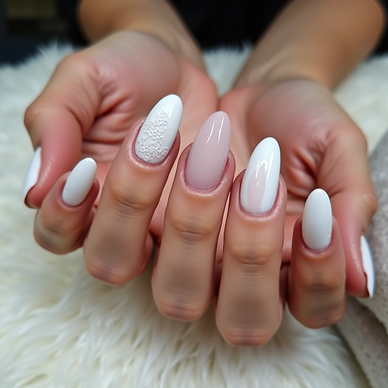 Alongamento e formato personalizado das unhas de gel.