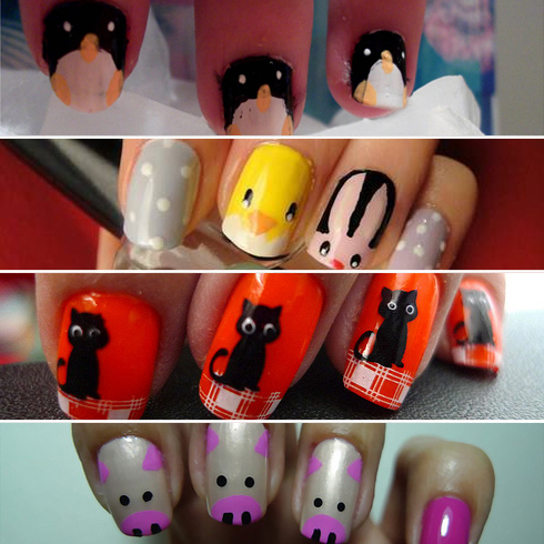 Esmaltopia: Animais Fofos ...
