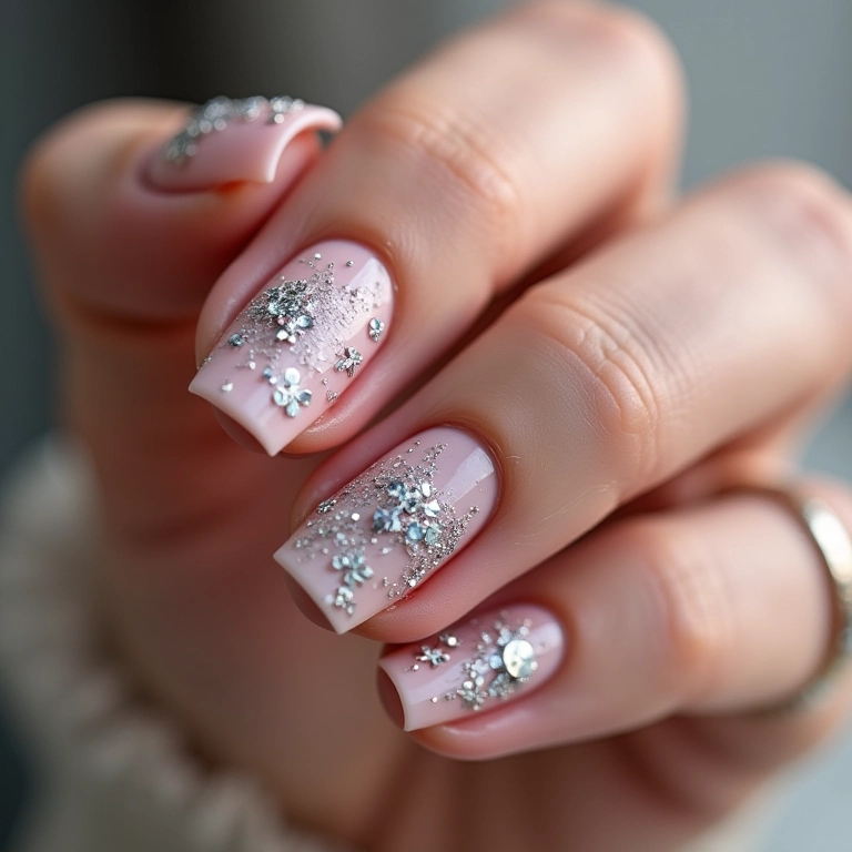 Aplicações 3D em unhas decoradas com texturas e detalhes.