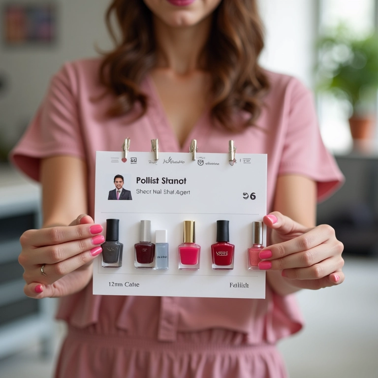 Atendimento ao cliente online auxiliando na compra de esmaltes.