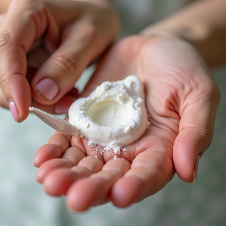 Bicarbonato de sódio para remover esmalte.