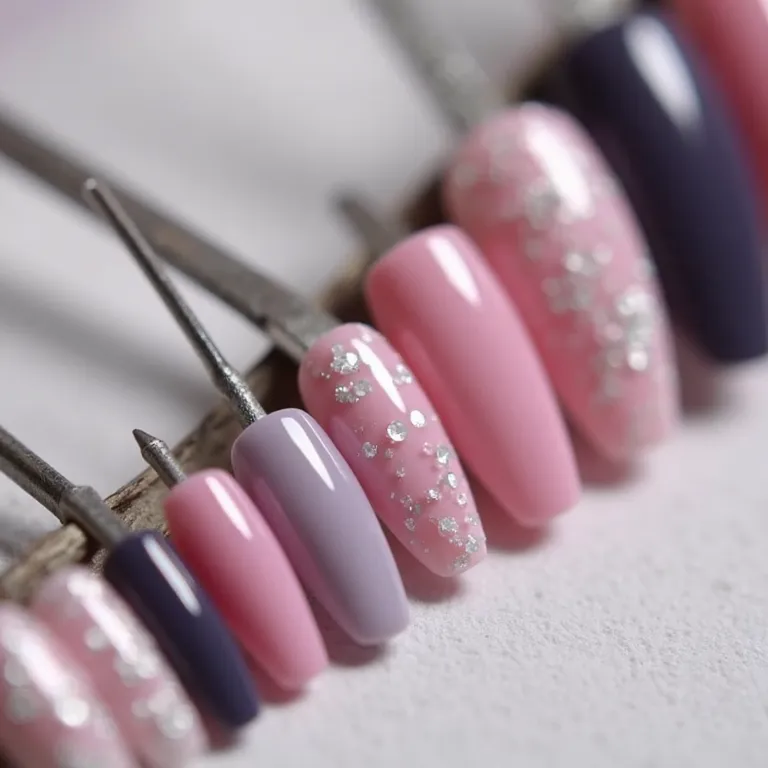 Boleadores de diferentes tamanhos para detalhes em unhas de gel.