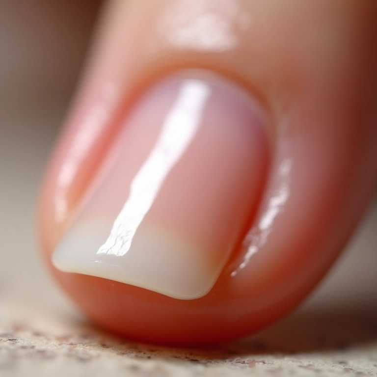 Camadas de esmalte para proteger a unha colada.