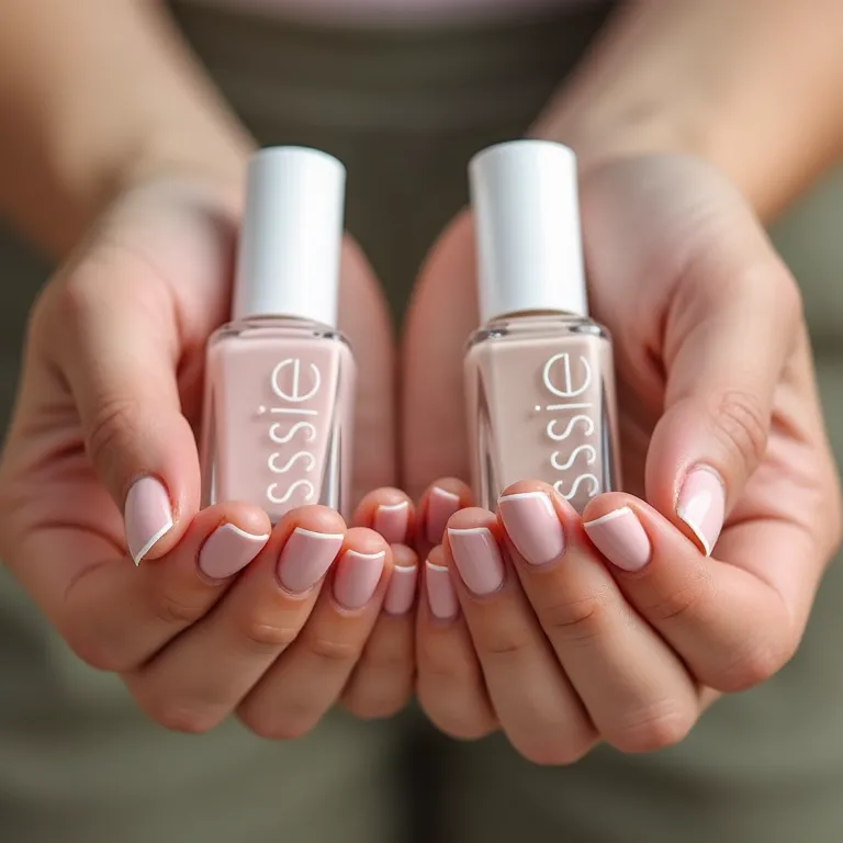 Comparativo de esmaltes cremosos e translúcidos para francesinha.