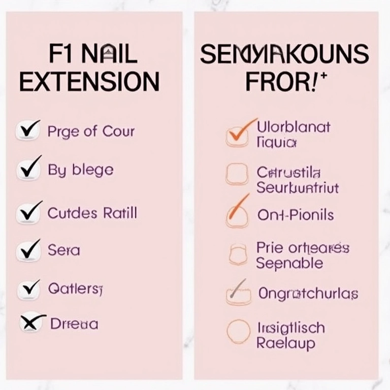 Comparativo entre molde F1 e outras técnicas de alongamento de unhas.