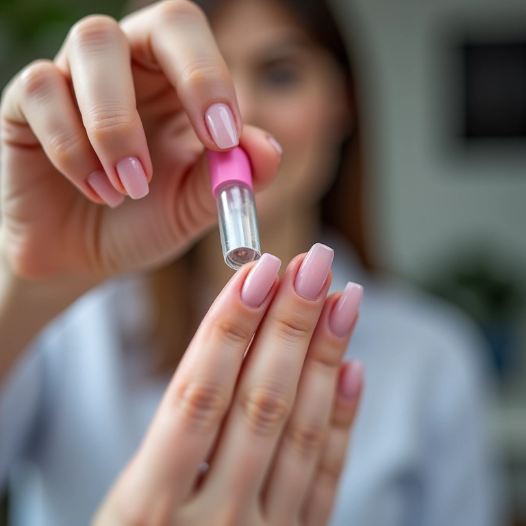Consulta com profissional para remoção de esmalte em gel.