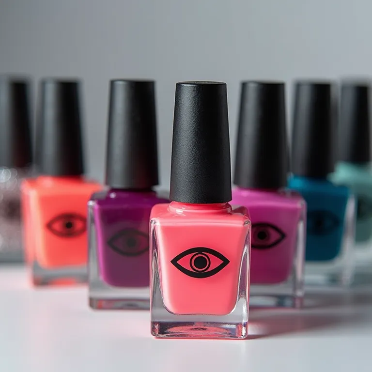 Cores mais usadas para unha com olho grego.