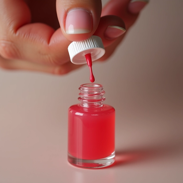 Cuidado ao usar acetona ou removedor de esmalte.