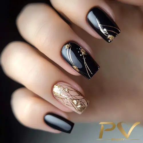 Modelos Decoração Unhas Pretas: 27 ...