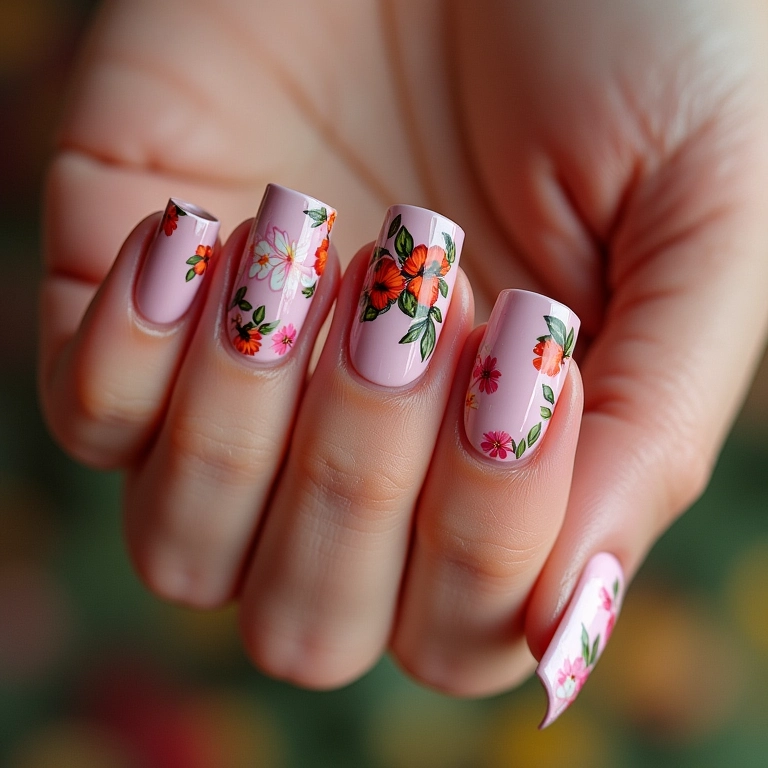 Desenhos e pinturas artísticas em unhas de debutantes.