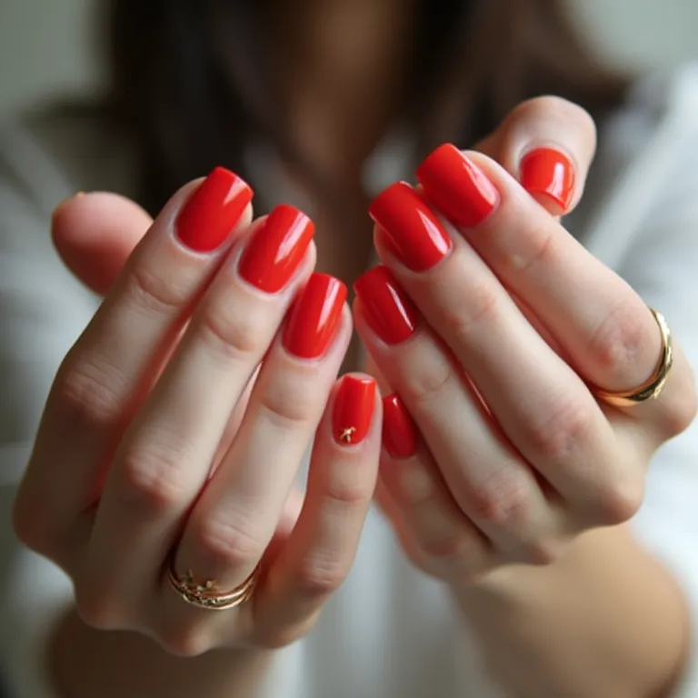 Desenhos geométricos em vermelho, minimalismo moderno.