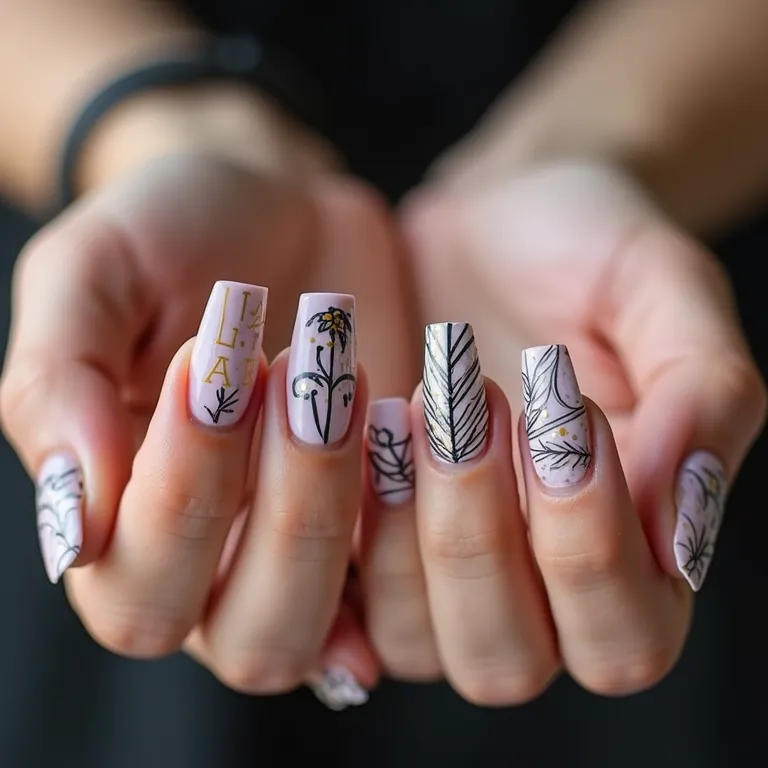 Designs inovadores de nail art para 2026.