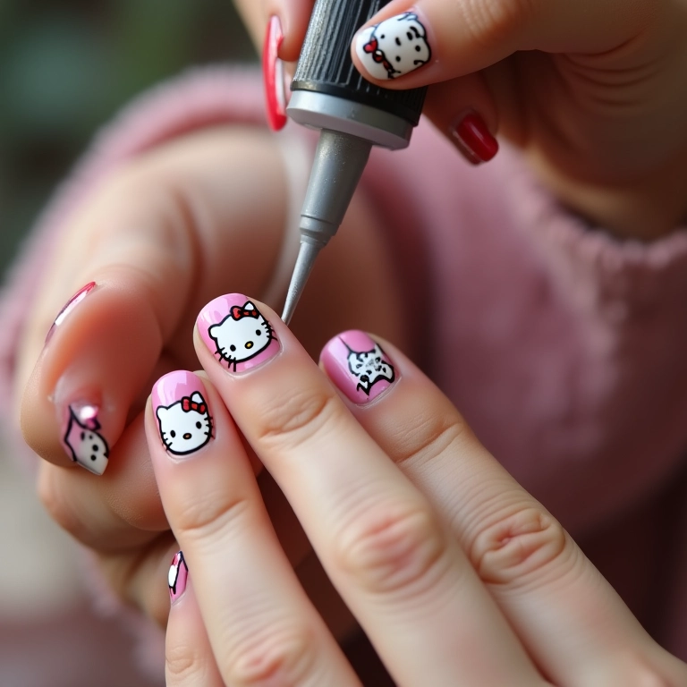 Dicas para unhas Hello Kitty durarem mais.