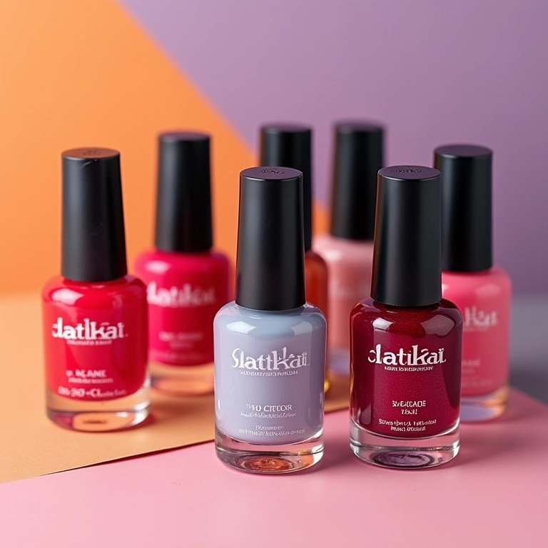 Embalagens charmosas dos esmaltes Latika.