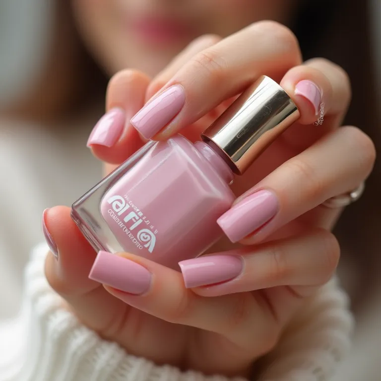 Esmalte Anita Cosméticos em unhas de gel.