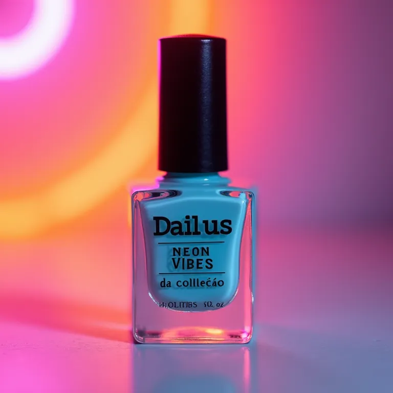 Esmalte Dailus Neon Vibes da Coleção Alegria Transparente.