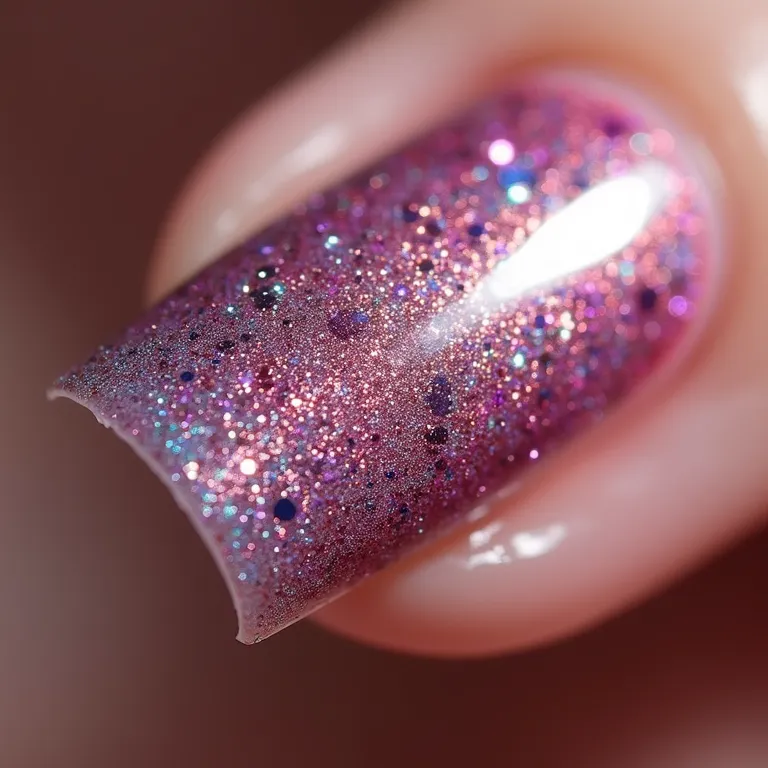 Esmalte Glitter Vult: Brilho Intenso e Duradouro.