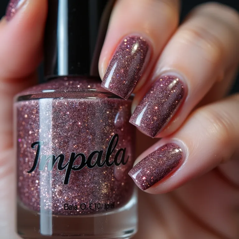 Esmalte Impala Glitter Forte.