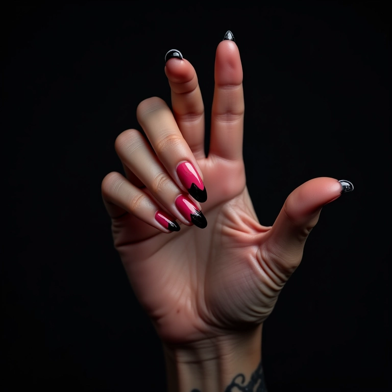 Esmalte magnético com efeito de onda criado por um imã, um efeito incrível.