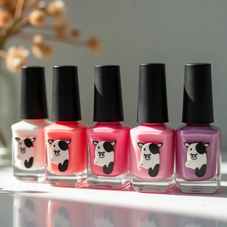 Esmaltes de qualidade para a unha de vaca.