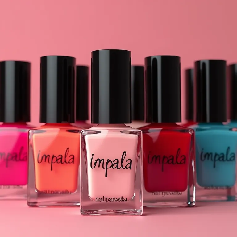 Esmaltes Impala em cores vibrantes.