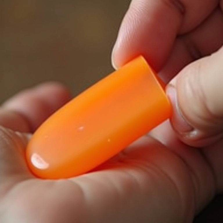 Evitando raspar o gel com objetos metálicos durante a remoção.