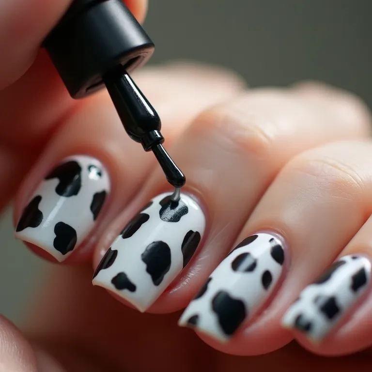 Extra brilho protegendo a unha de vaca.