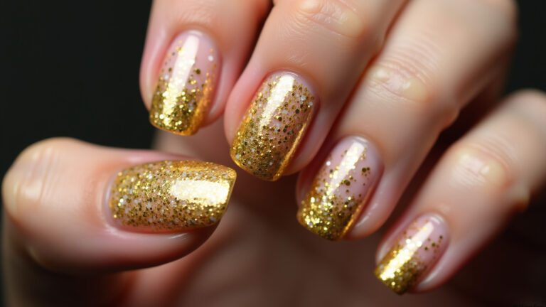 Unha de Fibra de Vidro Decorada com Glitter: Brilho e Durabilidade Que Conquistam!