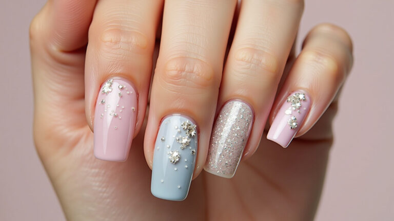 Unha de Gel Decorada Delicada: Charme e Suavidade