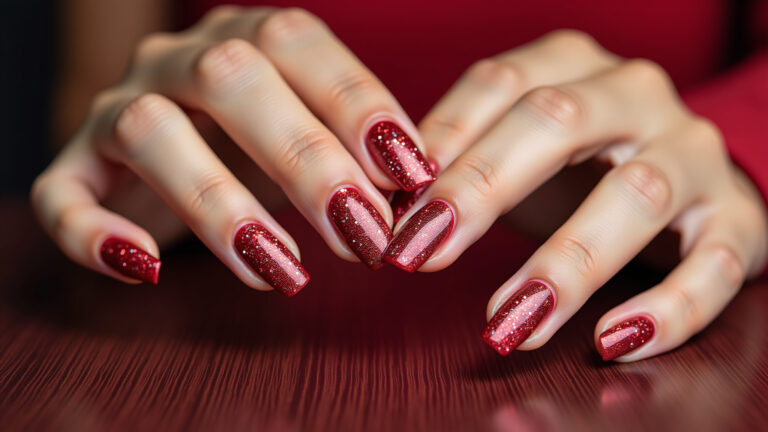 Unhas de Gel Para Final de Ano: Brilho e Estilo Festivo