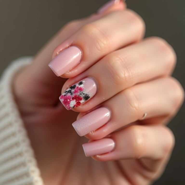 Filha única com gel e design diferenciado.