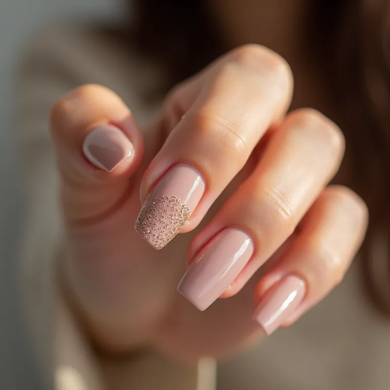 Filha única com glitter: destaque sutil.