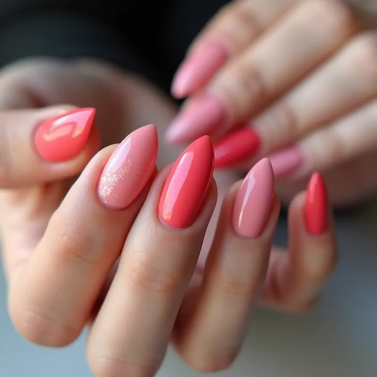 Filha única em unhas stiletto: o detalhe que faz a diferença.