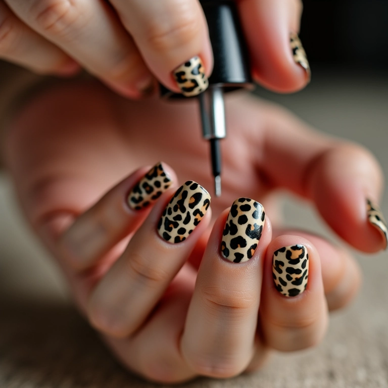 Finalizando com top coat.