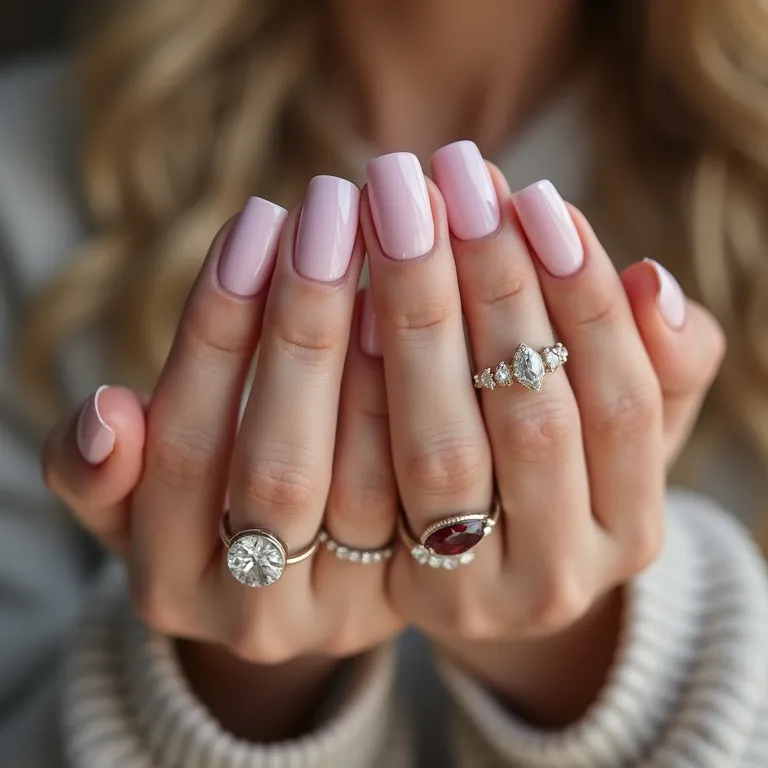 Francesinha clássica em unhas de gel.