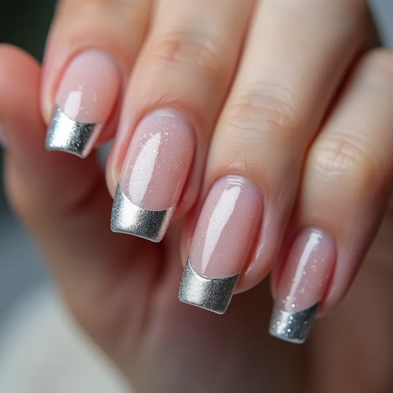 Francesinha metalizada para o Ano Novo.