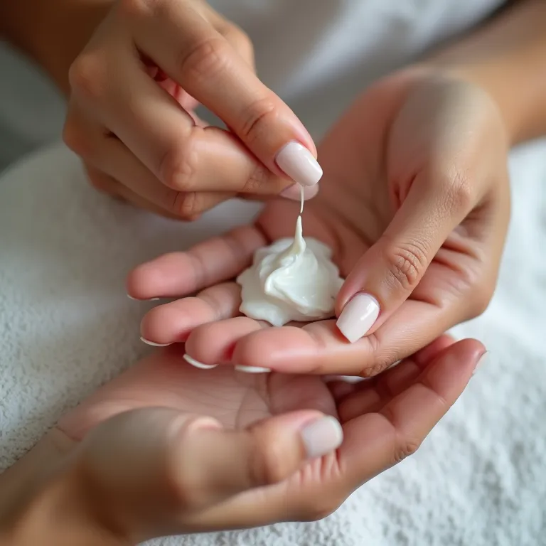 Hidratação constante para unhas saudáveis e fortes.