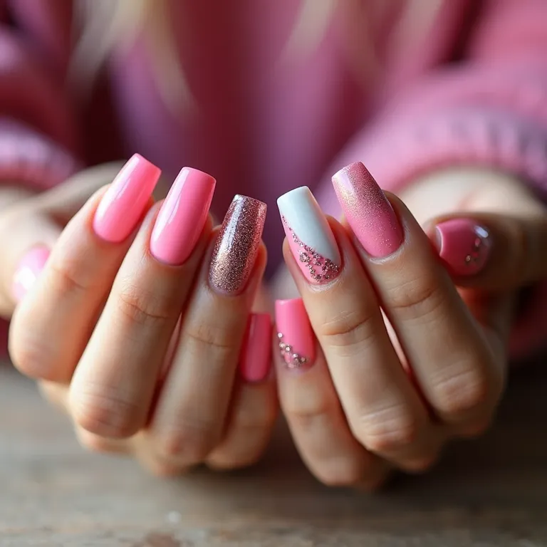 Inspirações de unhas decoradas da Barbie para arrasar no dia a dia.