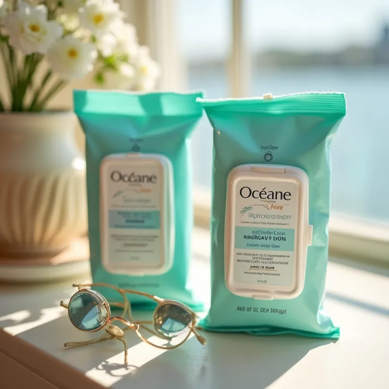 Lenços removedores de esmalte Océane.