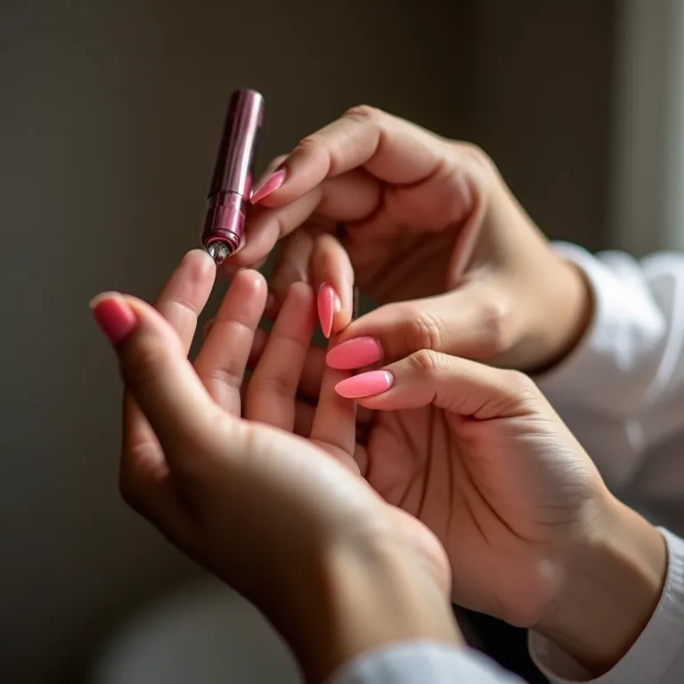 Manutenção de unhas em dia para unhas impecáveis.