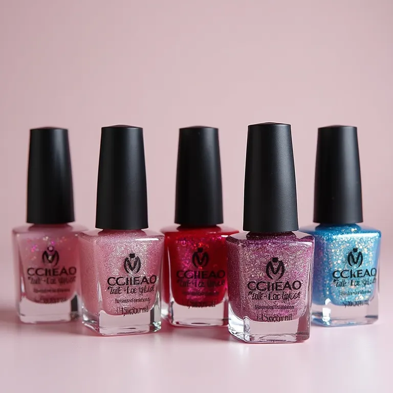 Marcas de esmaltes com glitter que eu amo e recomendo.