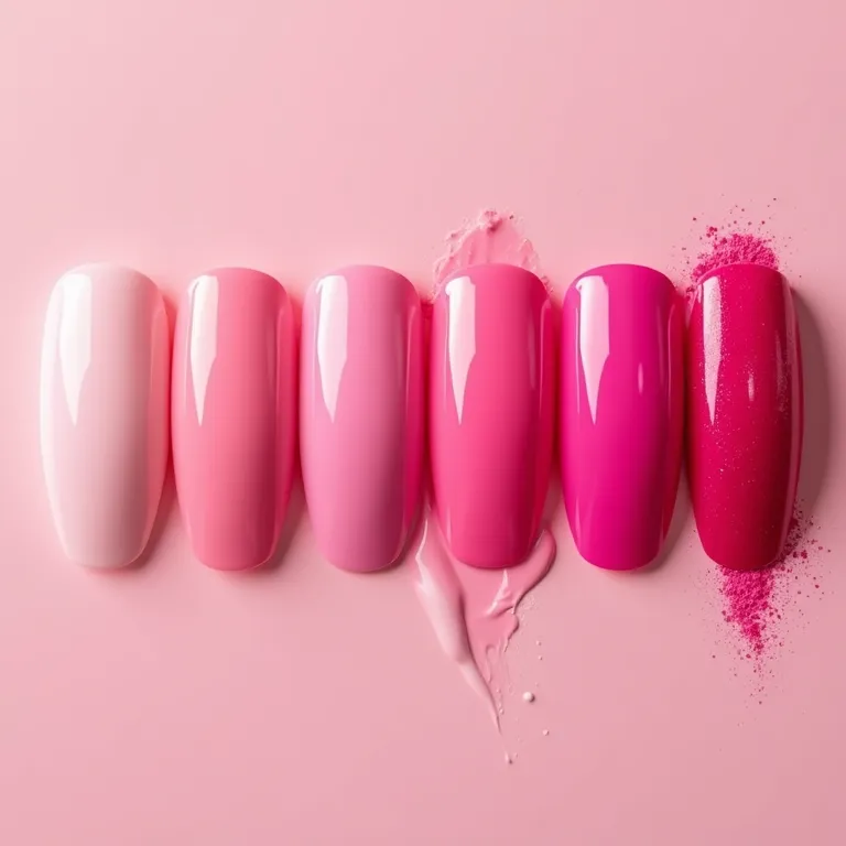 Marcas de esmaltes rosa que eu amo para unhas da Barbie.