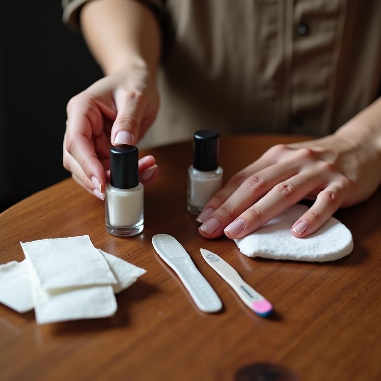 Materiais para unhas de oncinha.