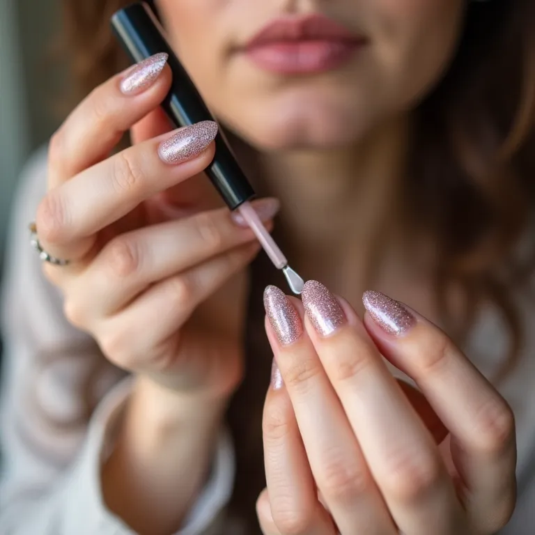 Melhor forma de remover o glitter das unhas sem danificá-las.